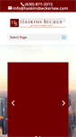 Mobile Screenshot of haskinsbeckerlaw.com
